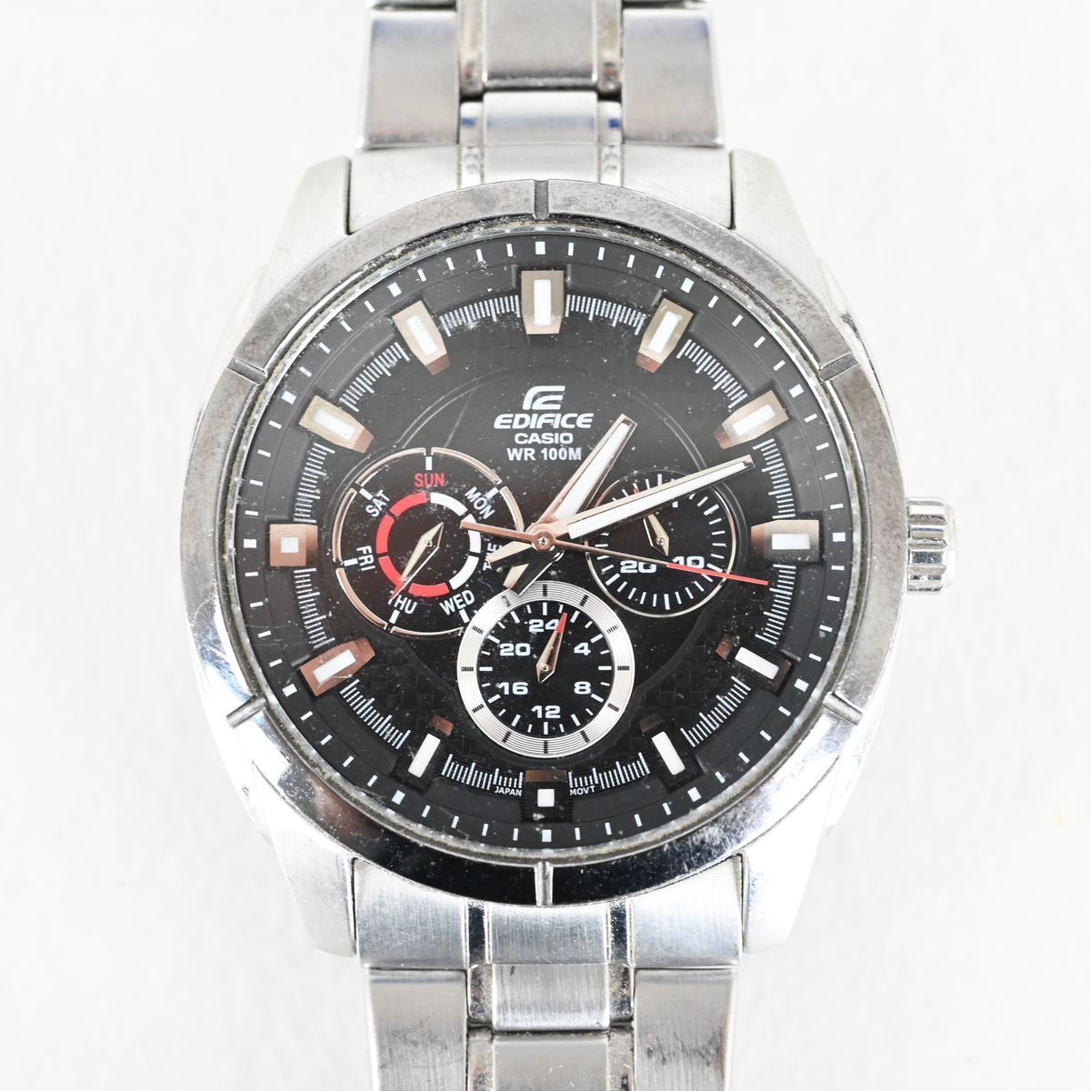 Casio, Edifice, quartz, Herrur, stål på auktion i Luleå, Norrbottens län hos Luleå Auktionsverk