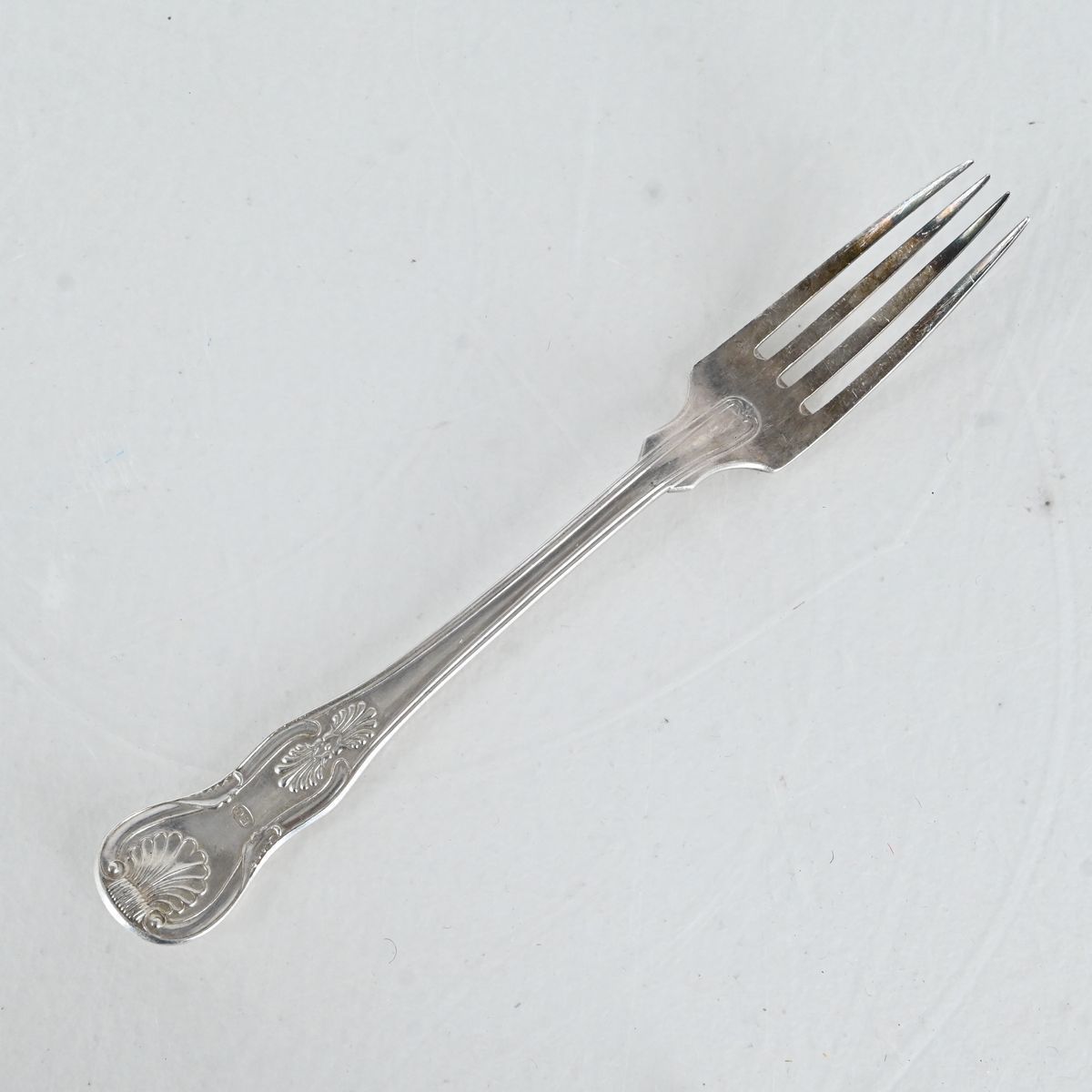 Matgaffel, 1800-tal, silver på auktion i Luleå, Norrbottens län hos Luleå Auktionsverk