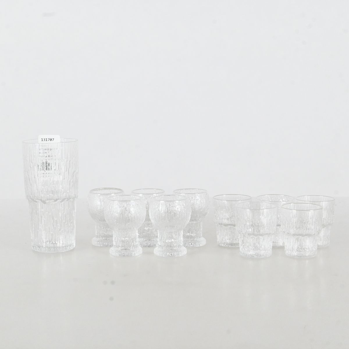 5+5 Snapsglas samt 1 grogglas, iittala på auktion i Luleå, Norrbottens län hos Luleå Auktionsverk