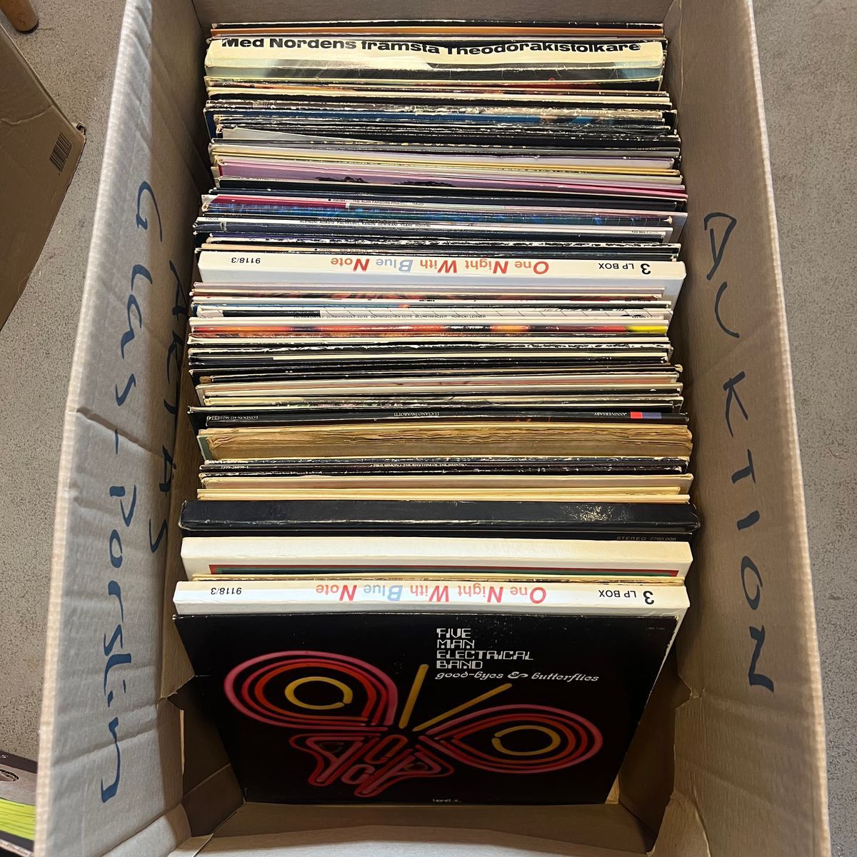 Parti, LP skivor vinyl, Blandat på auktion i Luleå, Norrbottens län hos Luleå Auktionsverk