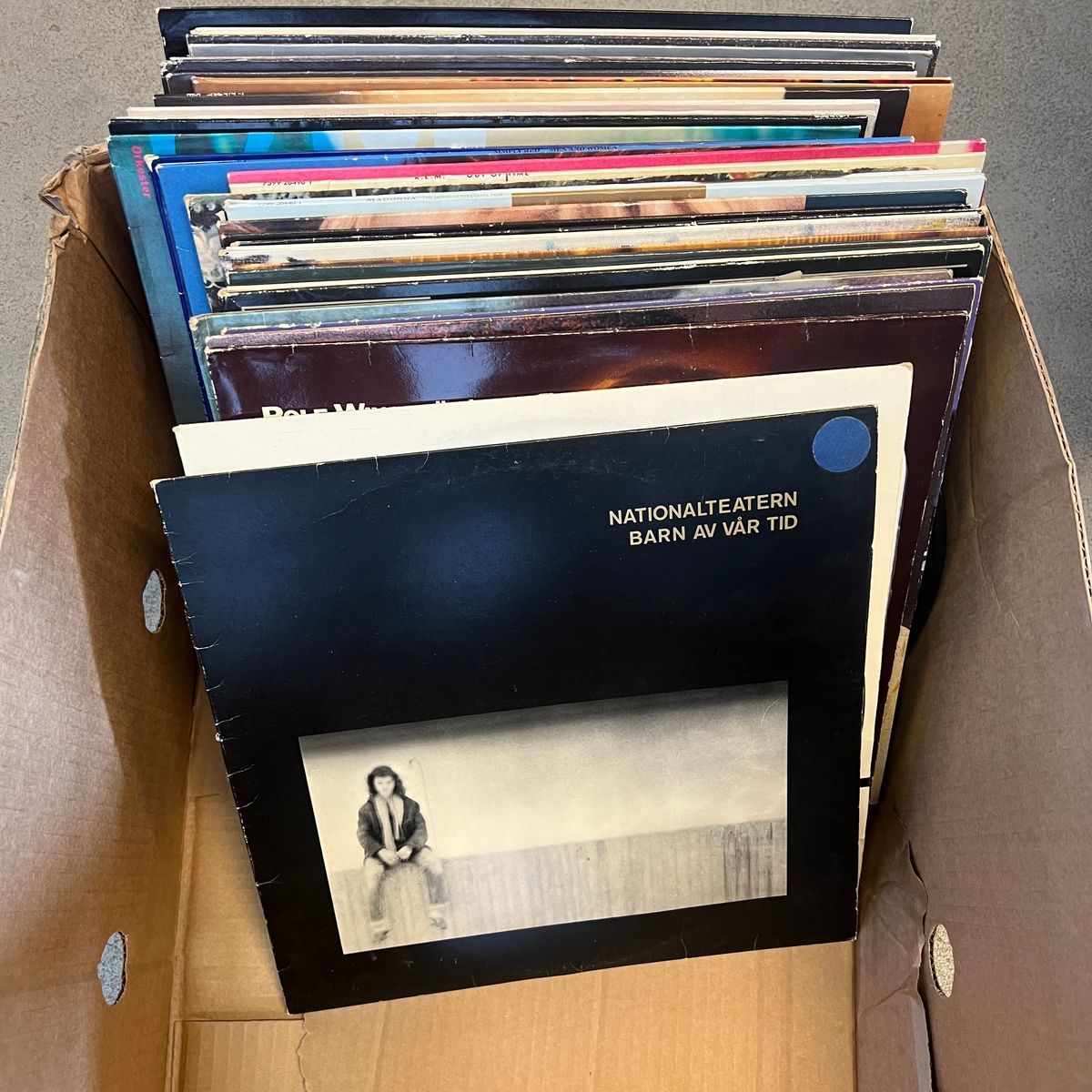 Parti, LP skivor vinyl, Blandat på auktion i Luleå, Norrbottens län hos Luleå Auktionsverk